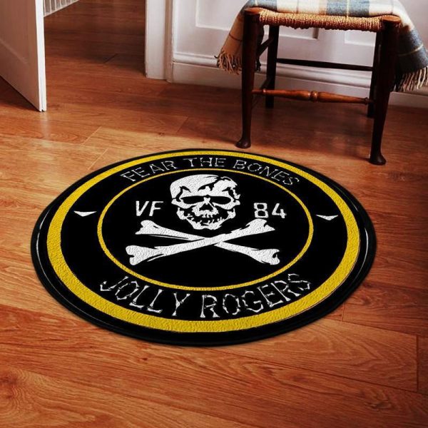 Jolly Rogers Fear The Bornes Living Room Round Mat Circle Rug