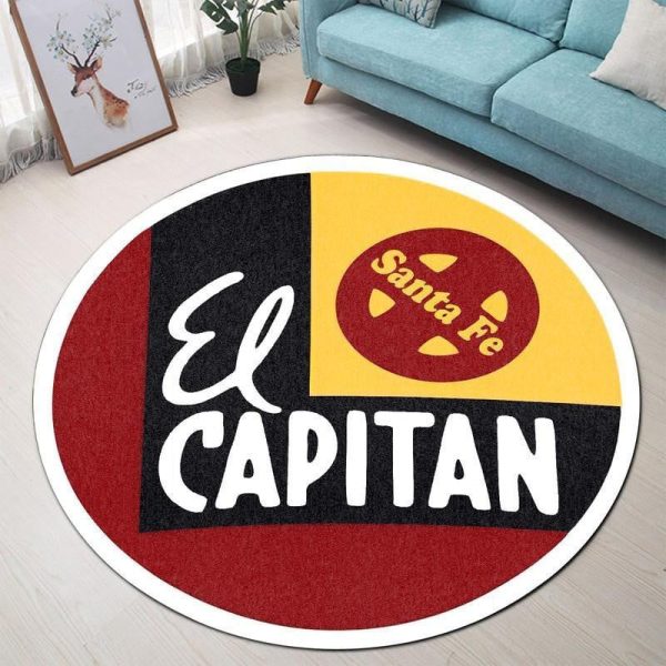 El Capitan Railroad Round Mat Round Floor Mat Room Rugs Carpet Outdoor Rug Washable Rugs