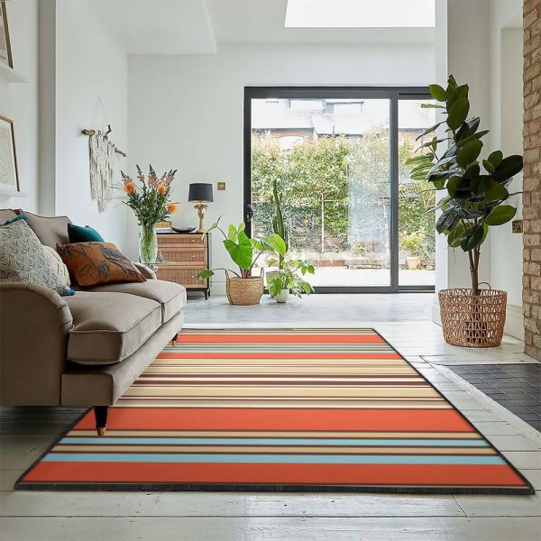 Calhoun Rug Rectangle Rugs Washable Area Rug Non-Slip Carpet For Living Room Bedroom