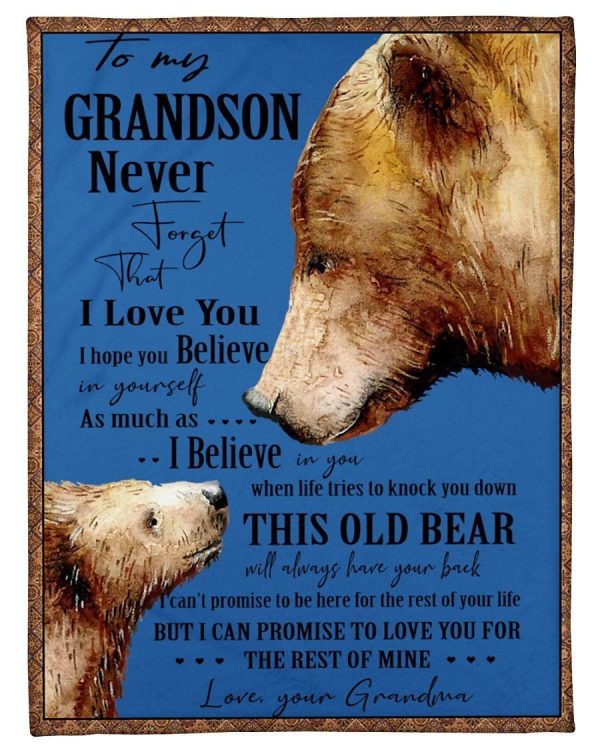 Never Forget That I Love You Quote Gift For Granddaughter From Grandma - Image 2