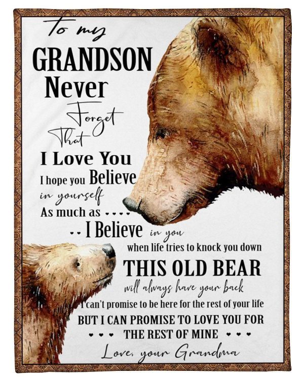 Never Forget That I Love You Quote Gift For Granddaughter From Grandma - Image 5