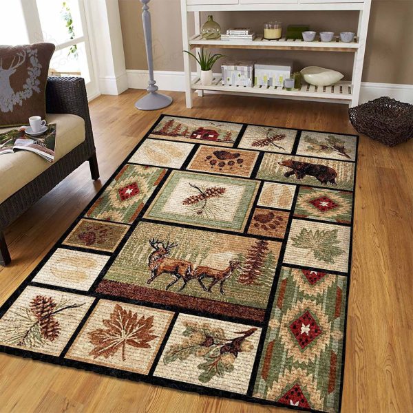 Cabin Nature Area Rugs For Living Room Rectangle Rug Bedroom Rugs Carpet Flooring Gift RS135625|Rosabella Print