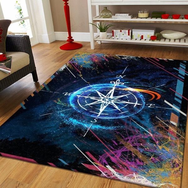 Compass Area Rugs For Living Room Rectangle Rug Bedroom Rugs Carpet Flooring Gift RS137485|Rosabella Print