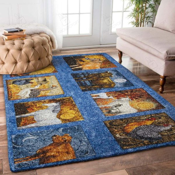 Cattle Farm Area Rugs For Living Room Rectangle Rug Bedroom Rugs Carpet Flooring Gift RS136330|Rosabella Print