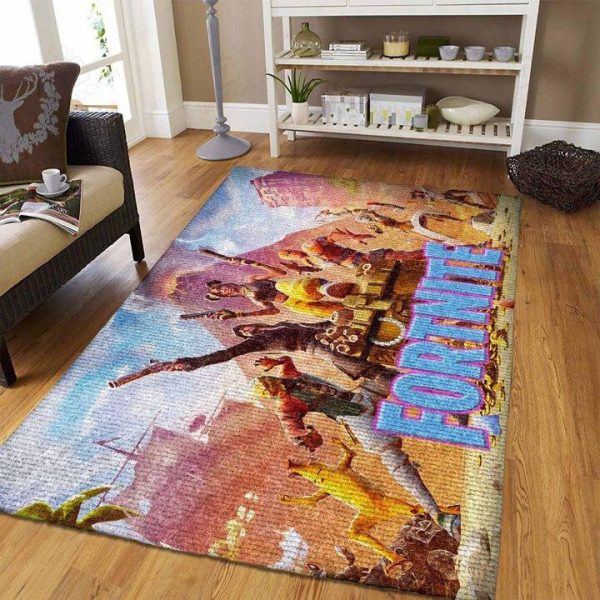 Fortnite Game 5 Rectangle Rug Decor Area Rugs For Living Room Bedroom Kitchen Rugs Home Carpet Flooring Rs013829 Print