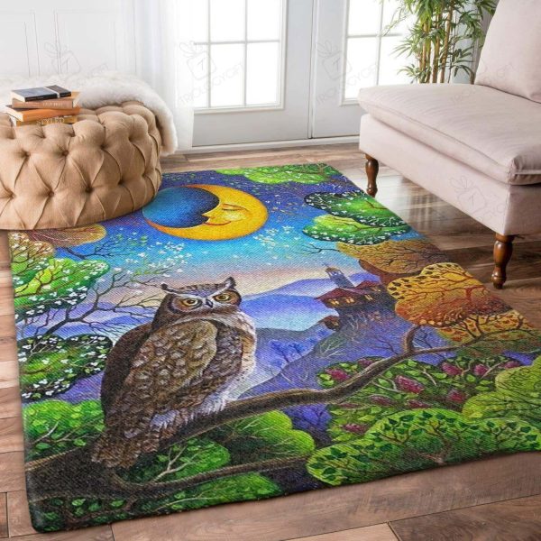 Owl Rectangle Area Rugs Carpet For Living Room, Bedroom, Kitchen Rugs, Non-Slip Carpet Rp123658 Print