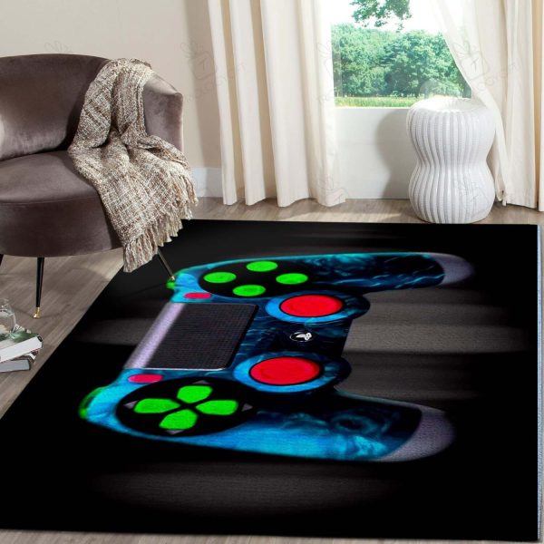 Playstation Play Game Area Gaming 4 Rectangle Area Rugs Carpet For Living Room, Bedroom, Kitchen Rugs, Non-Slip Carpet Rp124146 Print